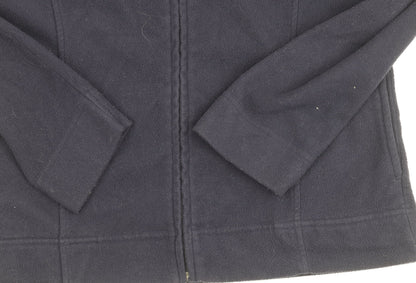 Isle Essentials Women's Blue Fleece Jacket Size M