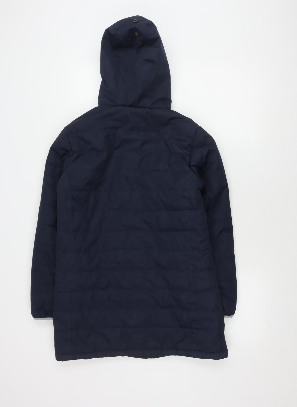 Back view of Wetplay boys’ blue puffer jacket 11-12 years waterproof