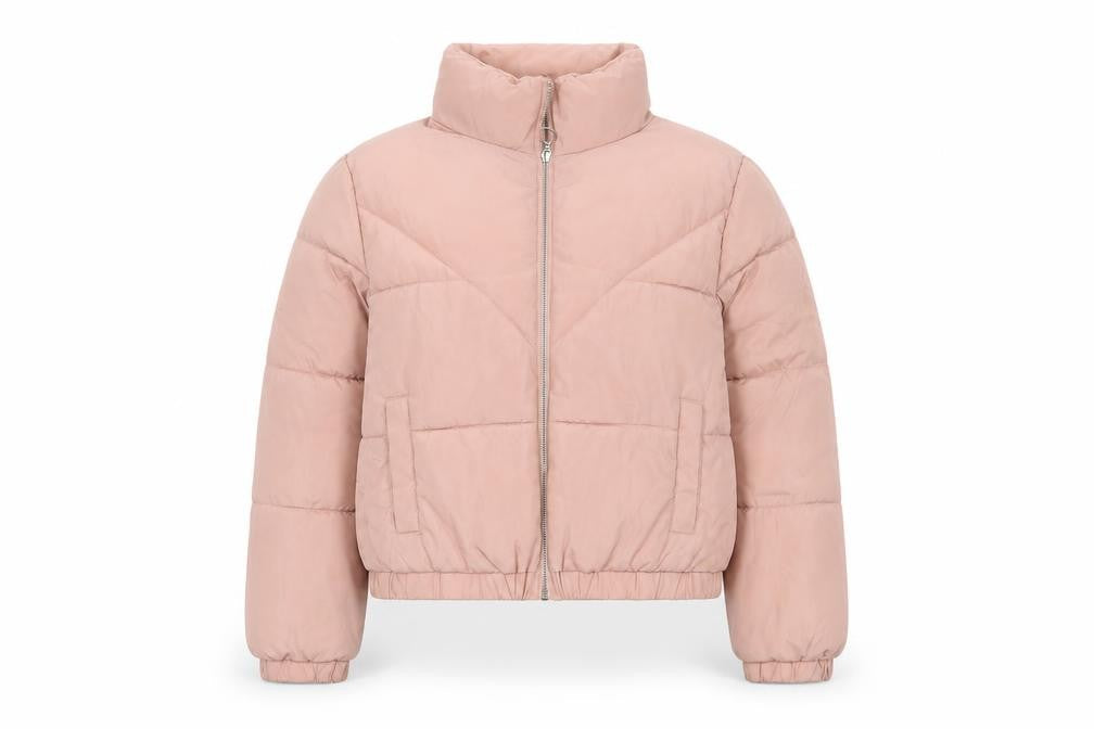 New Look Teens Pink Puffer Jacket S Winter Casual