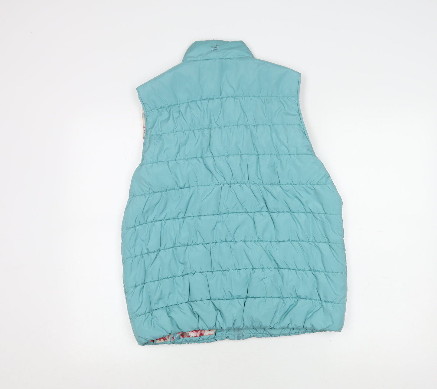Tulchan Women's Blue Quilted Waistcoat, Size 12