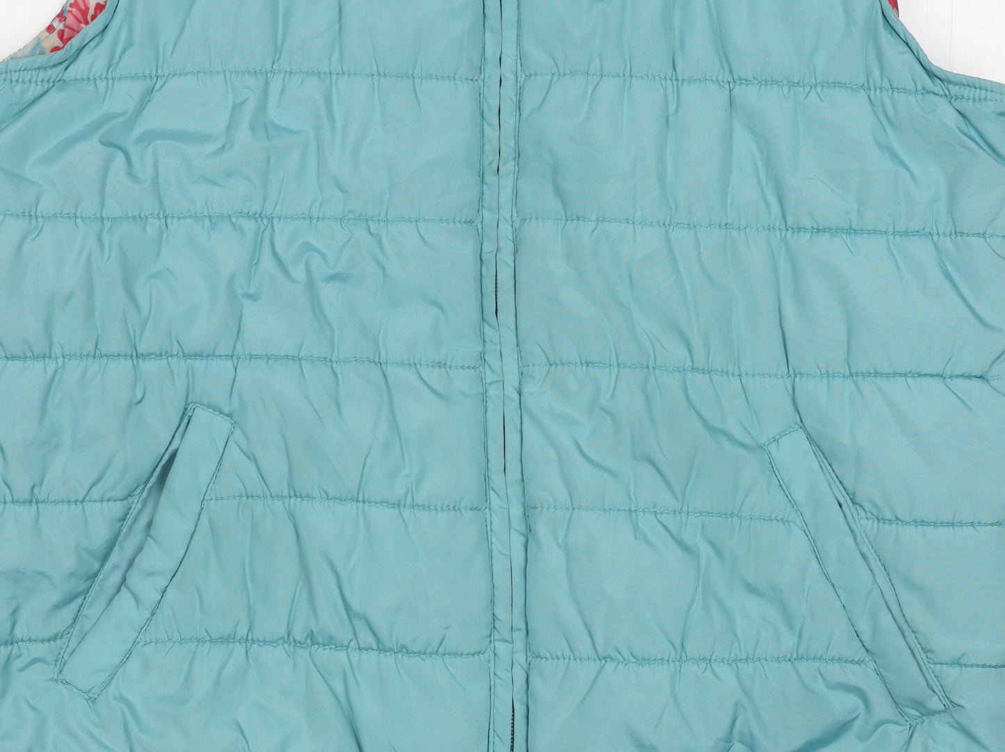 Tulchan Women's Blue Quilted Waistcoat, Size 12