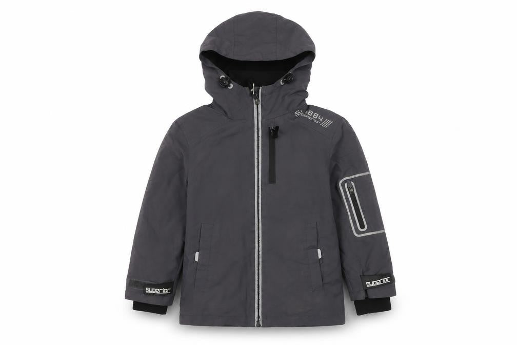 Marks & Spencer Grey Boys' Jacket, Size 5-6, Hooded, Lined