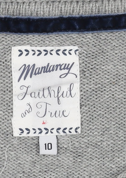 Additional view of Mantaray Women's Grey Penguin Jumper, size 10