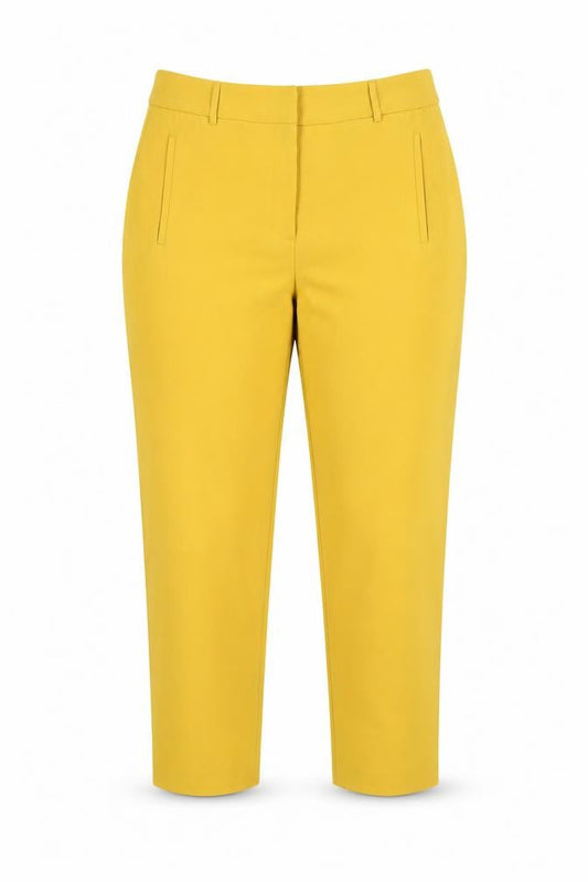 Massimo Fabbro Women's Yellow Trousers XL