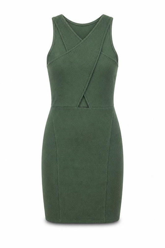 Miss Selfridge Green Petite Bodycon Dress