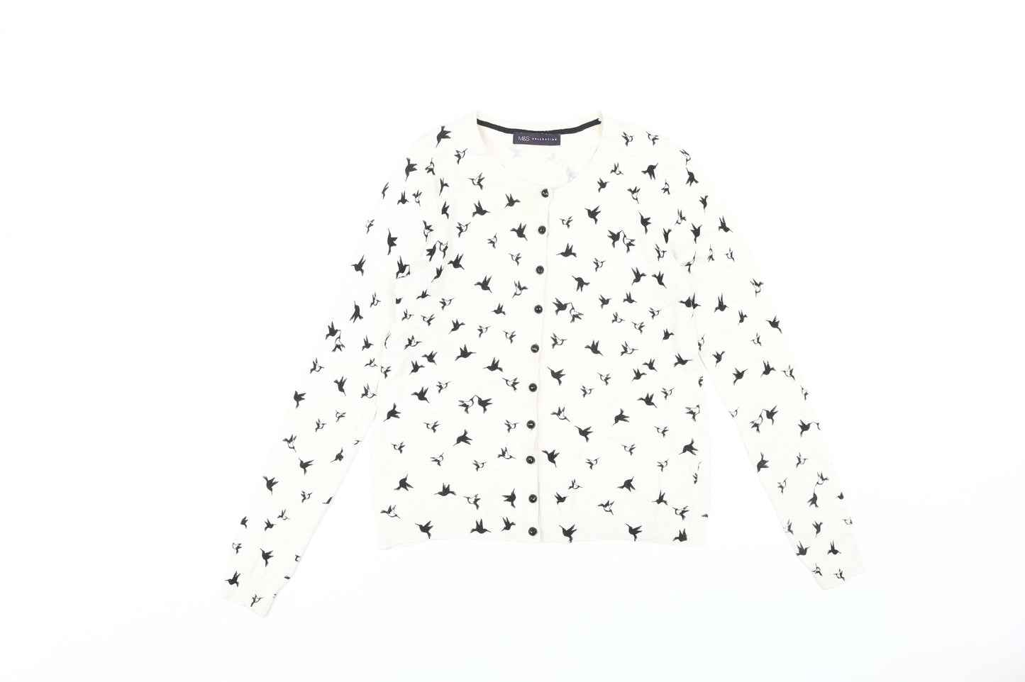 Marks and Spencer Women's Ivory Cardigan, Size 8