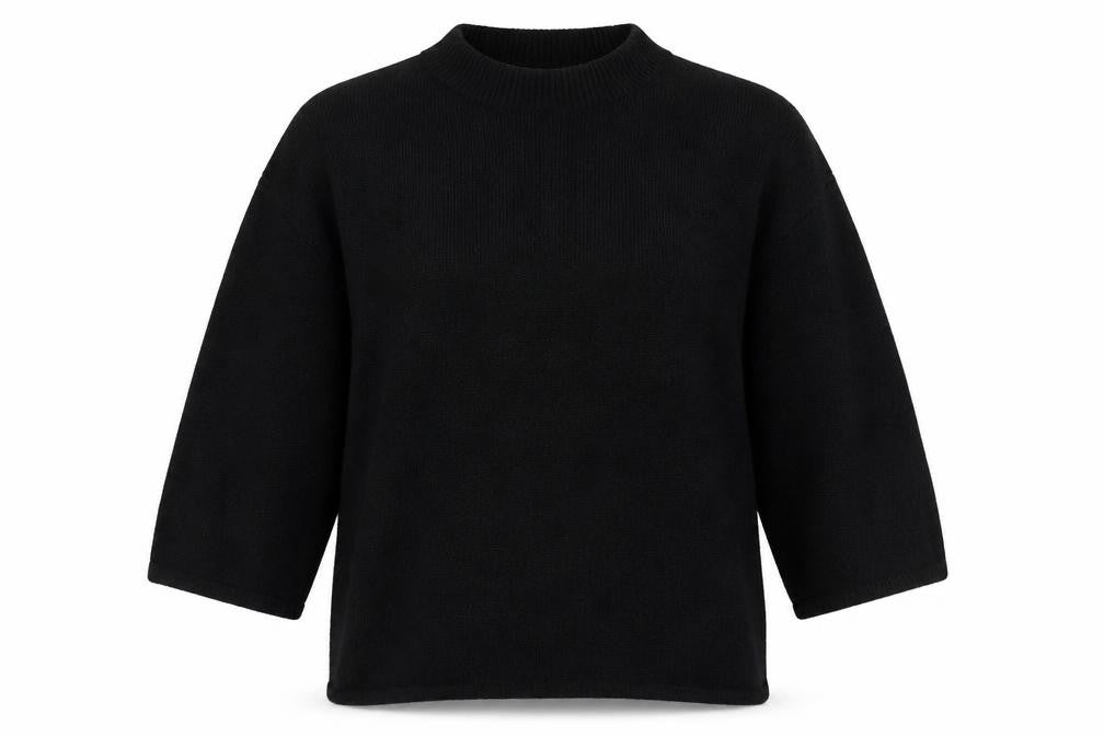 boohoo Women's Black Mock Neck Jumper Size L