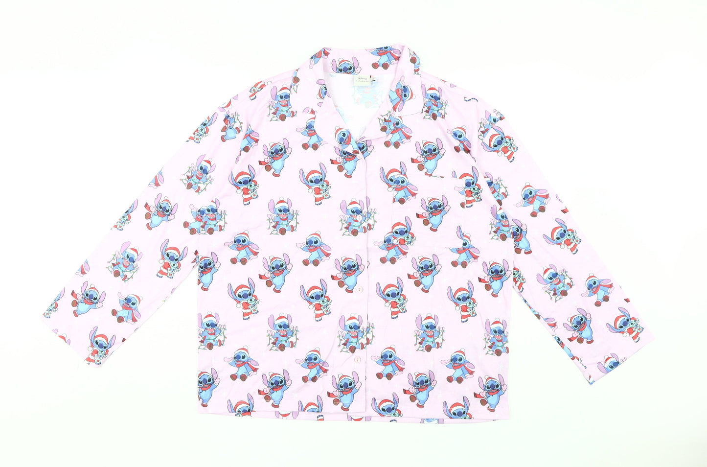 Skinny Dip Disney Stitch Pink Women’s Pyjama Top M