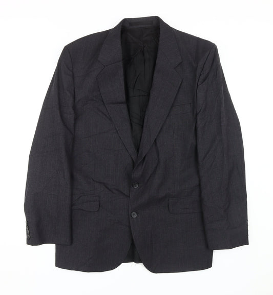 Centaur Men's Grey Wool Blazer - 42 Regular