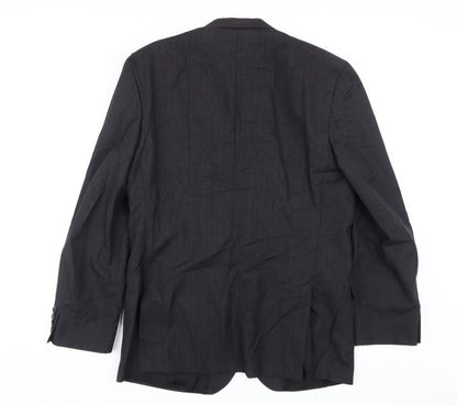 Centaur Men's Grey Wool Blazer - 42 Regular
