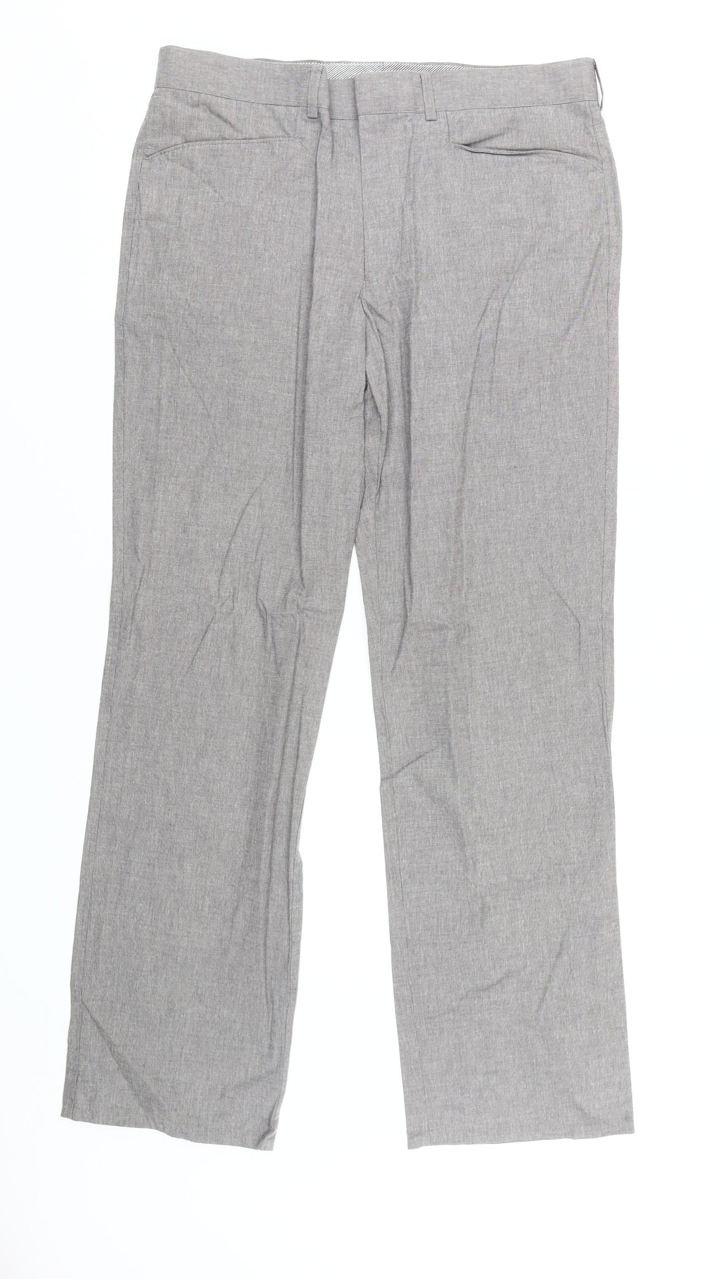 Designers at Debenhams Men's Grey Trousers 34R Cotton