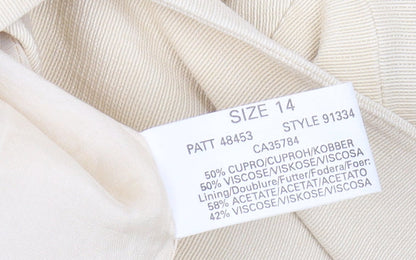 Windsmoor Women's Beige Long Blazer Size 14