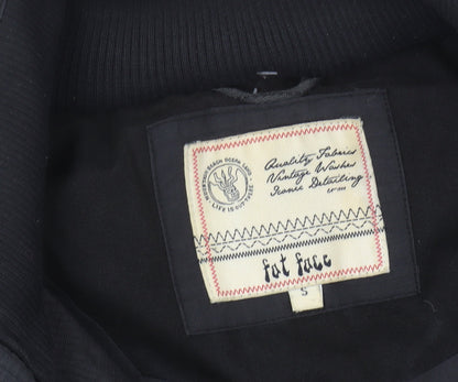 FatFace Men's Black Parka Jacket, Size S, Hooded