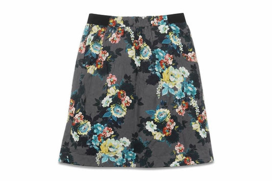 Laura Ashley Women's Floral Multicoloured A-Line Skirt