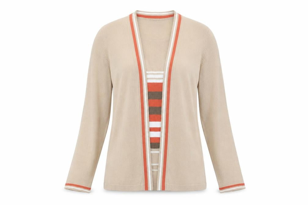 Honor Millburn Beige Women's Cardigan Size M