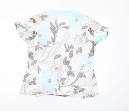 Jacques Vert Women's Floral Blouse Size 14