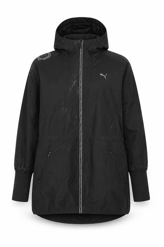 Puma Women's Black Windbreaker Jacket Size 10