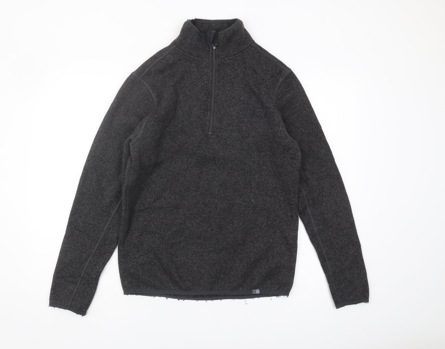 Karrimor Men's Black Fleece 1/2 Zip Sweatshirt S