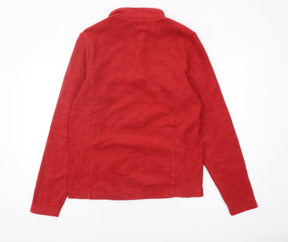 TOG24 Red 1/4 Zip Fleece Sweatshirt - Men's S