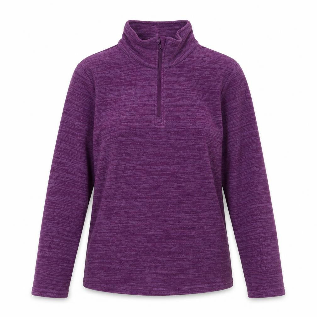 Mountain Warehouse Women's Purple Zip Sweatshirt, Size 8