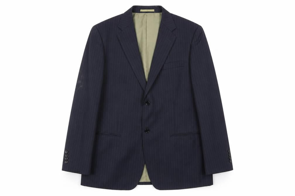 Pierre Cardin Men's Blue Stripe Blazer Size 44R