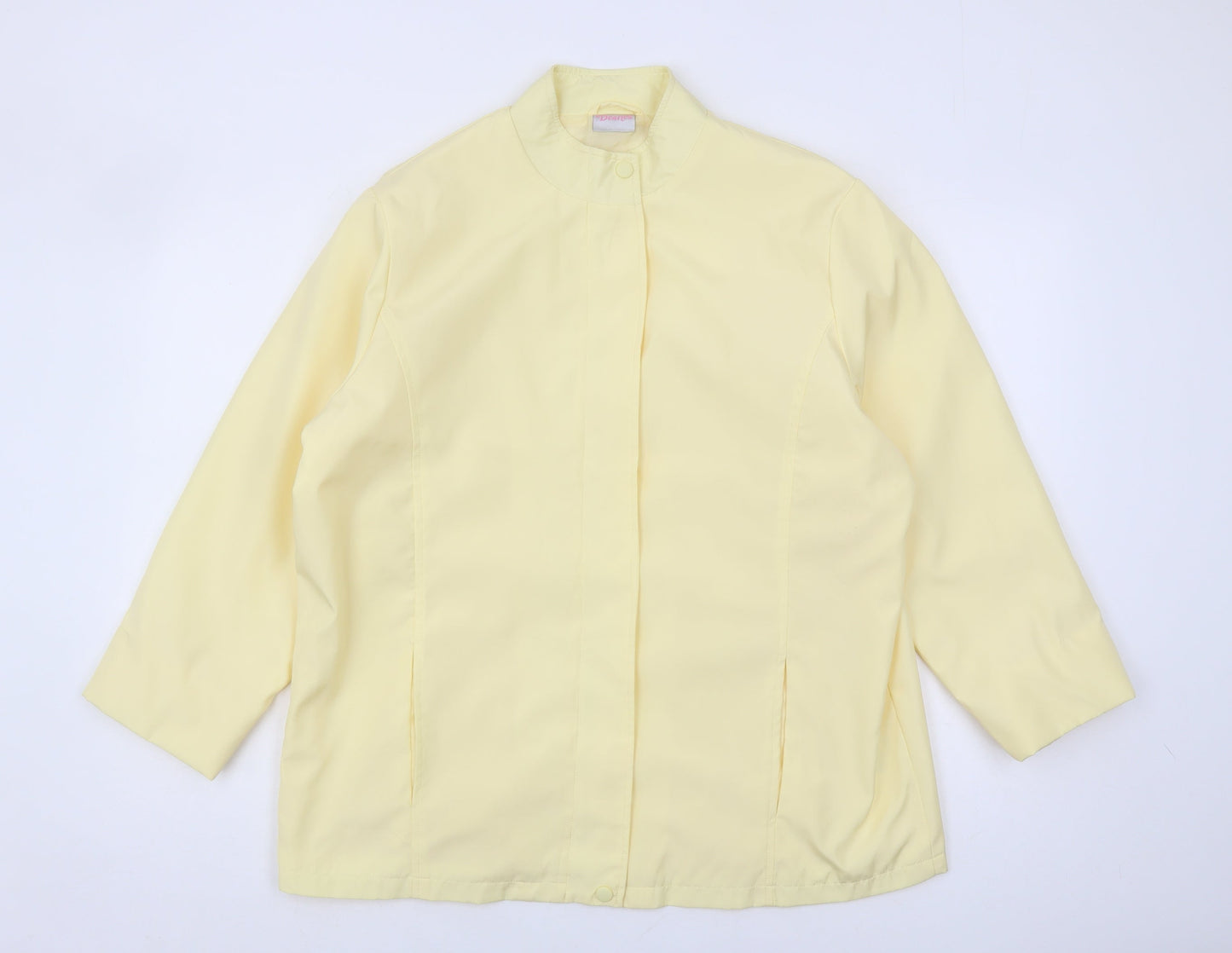 Deanes Women's Yellow Mid-Length Jacket Size 16