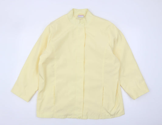 Deanes Women's Yellow Mid-Length Jacket Size 16