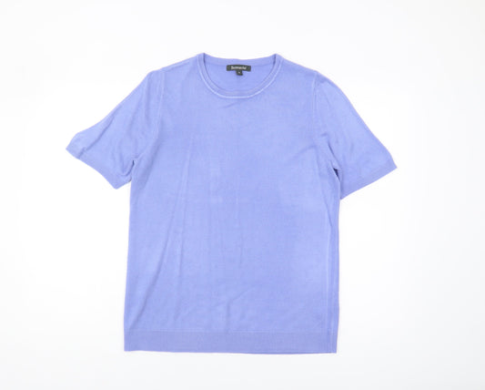 Bonmarché Women's Purple Crew Neck Pullover Jumper Size 14