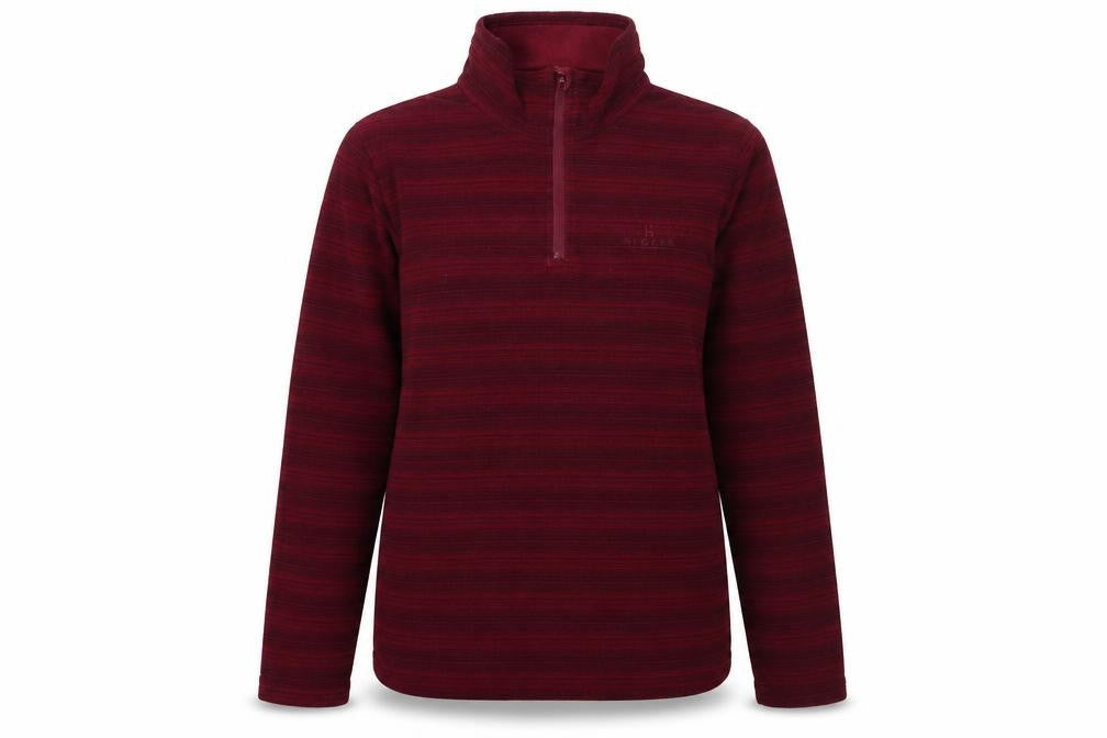 Hi Gear Women's Red Striped Pullover Sweatshirt Size 12
