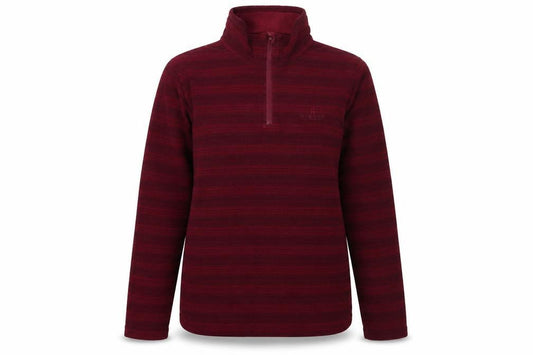 Hi Gear Women's Red Striped Pullover Sweatshirt Size 12