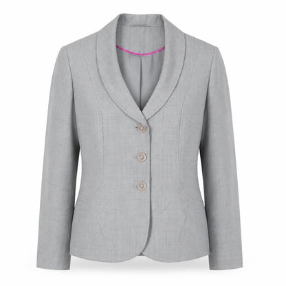 Eastex Women's Grey Suit Jacket Blazer Size 10
