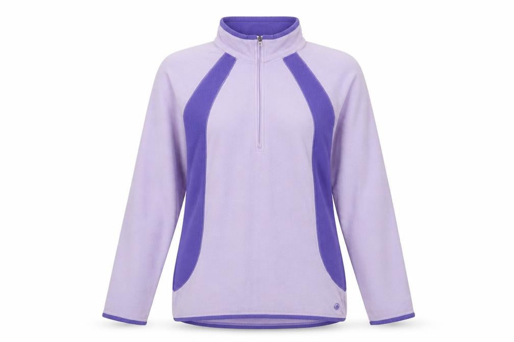Peter Storm Women's Purple Fleece Sweatshirt, Size 14