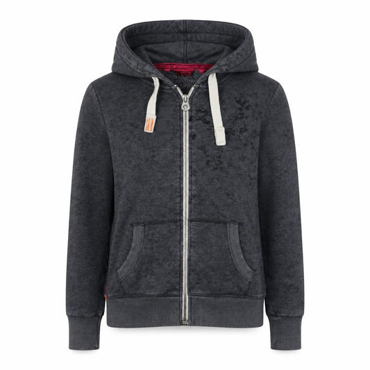 Superdry Women's Grey Full Zip Hoodie S