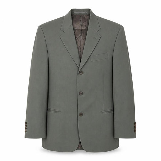 Pierre Cardin Men's Green Wool Suit Jacket 38S