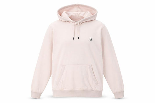 Original Womens Penguin Pink XS Pullover Hoodie with Logo