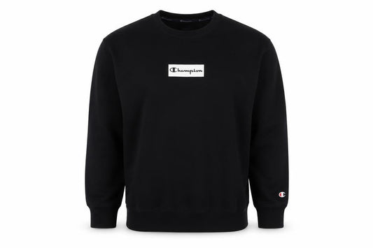 Champion Men's Black Small Pullover Sweatshirt Logo