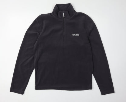 Regatta Men's Black S Pull Over Fleece Sweatshirt
