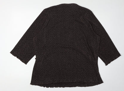 Windsmoor Women's Black Long Sleeve V-Neck Top