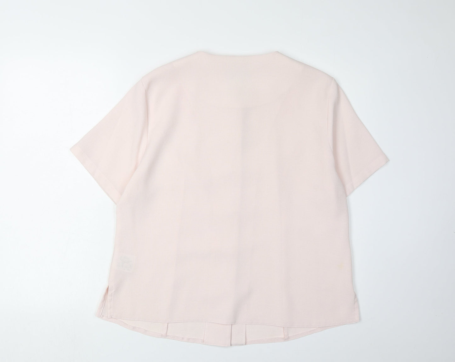 Honor Millburn Women's Pink Embroidered Blouse Size 16
