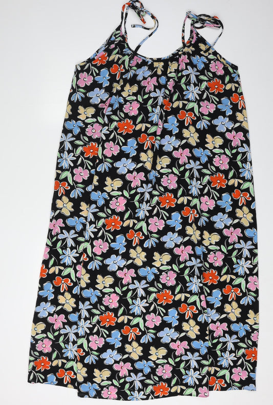 ASOS Women's Multicoloured Floral Slip Dress