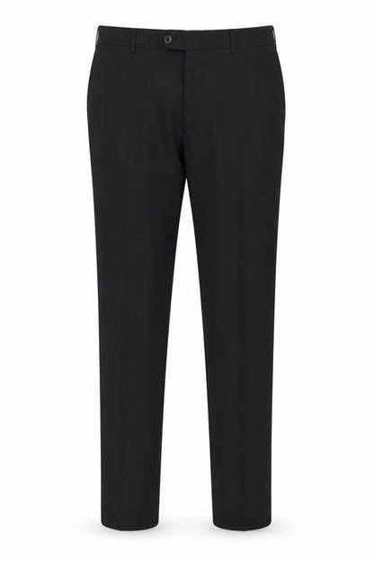 Front view of Massimo Dutti Men's Black Dress Pants, size 40