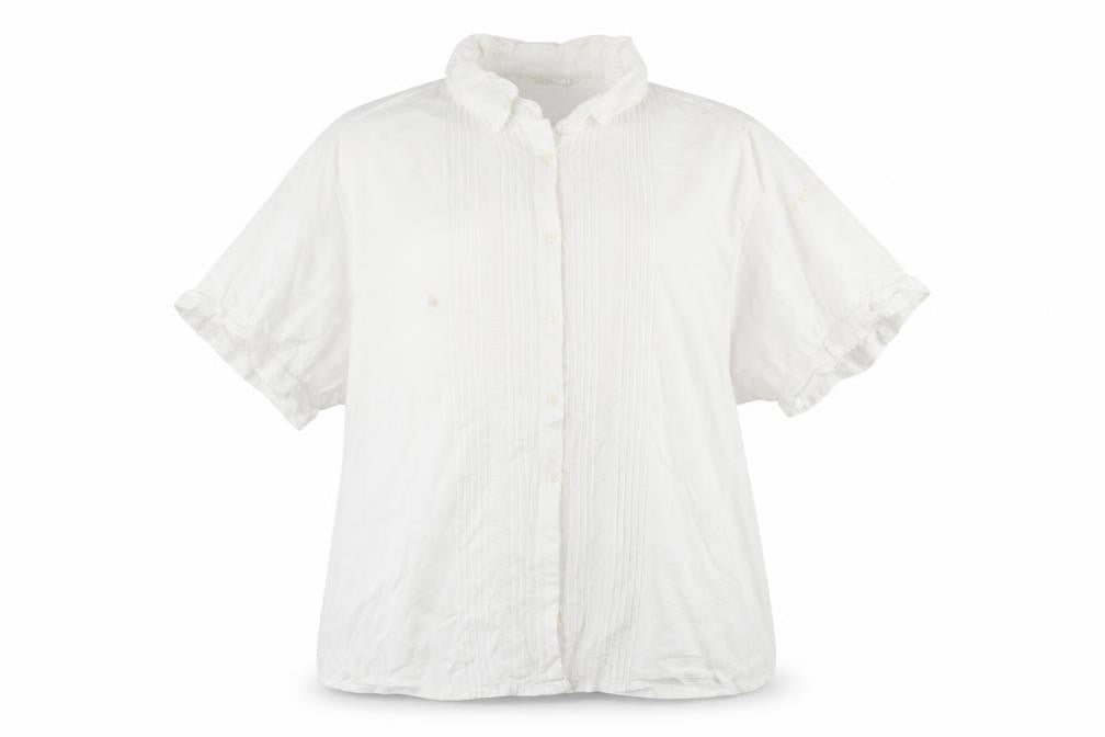 Ann Harvey Women’s Plus Size White Button-Up Shirt