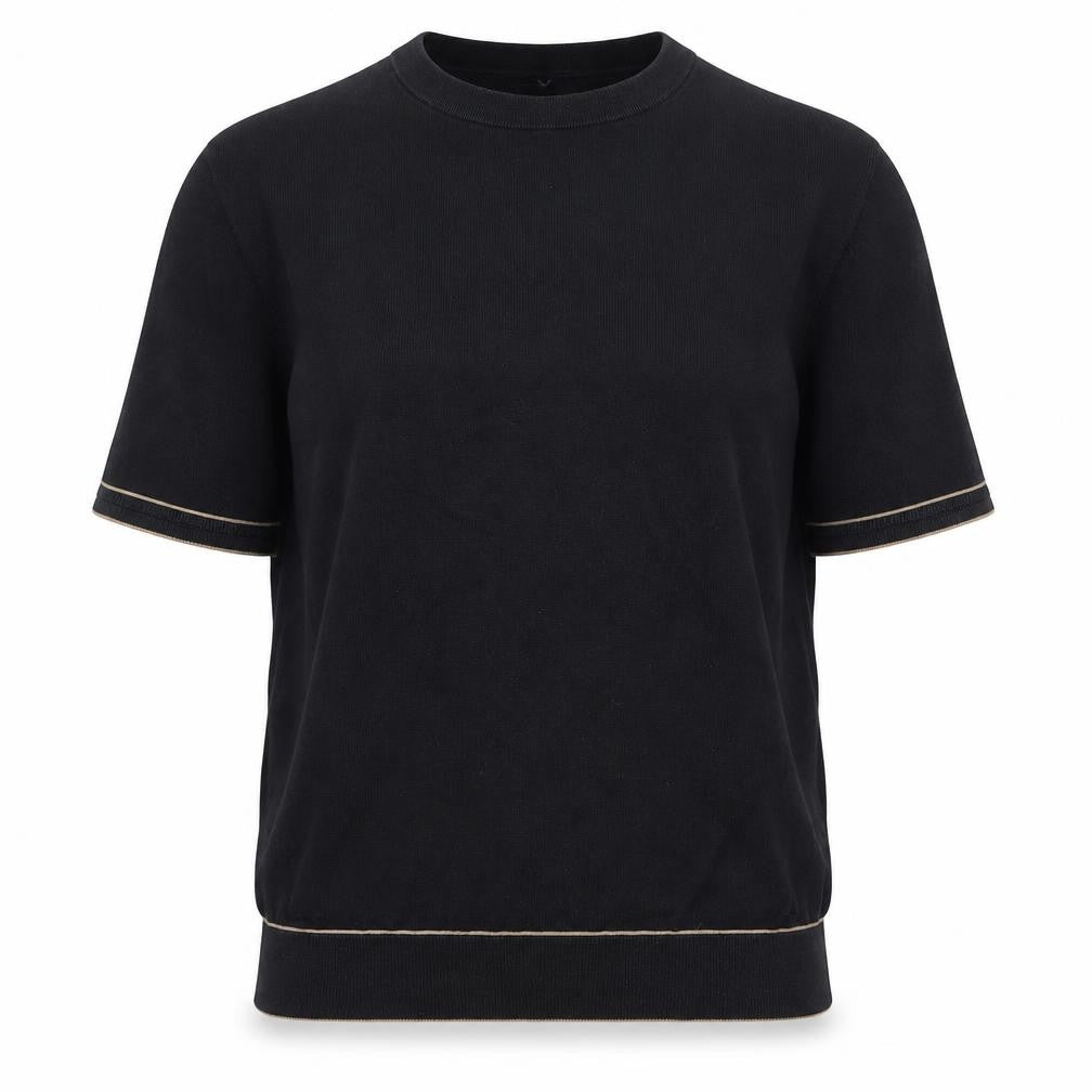 Marks & Spencer Black Cotton Silk Pullover Jumper - M