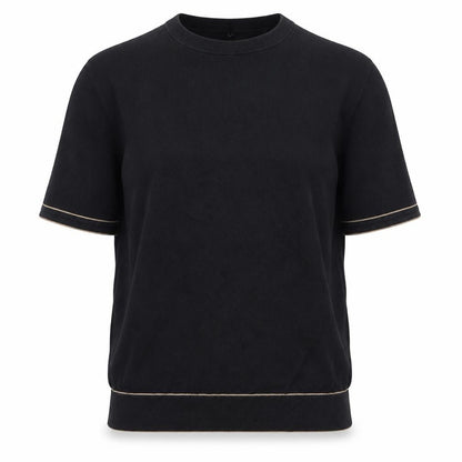 Marks Womens & Spencer Black Cotton Silk Pullover Jumper - M