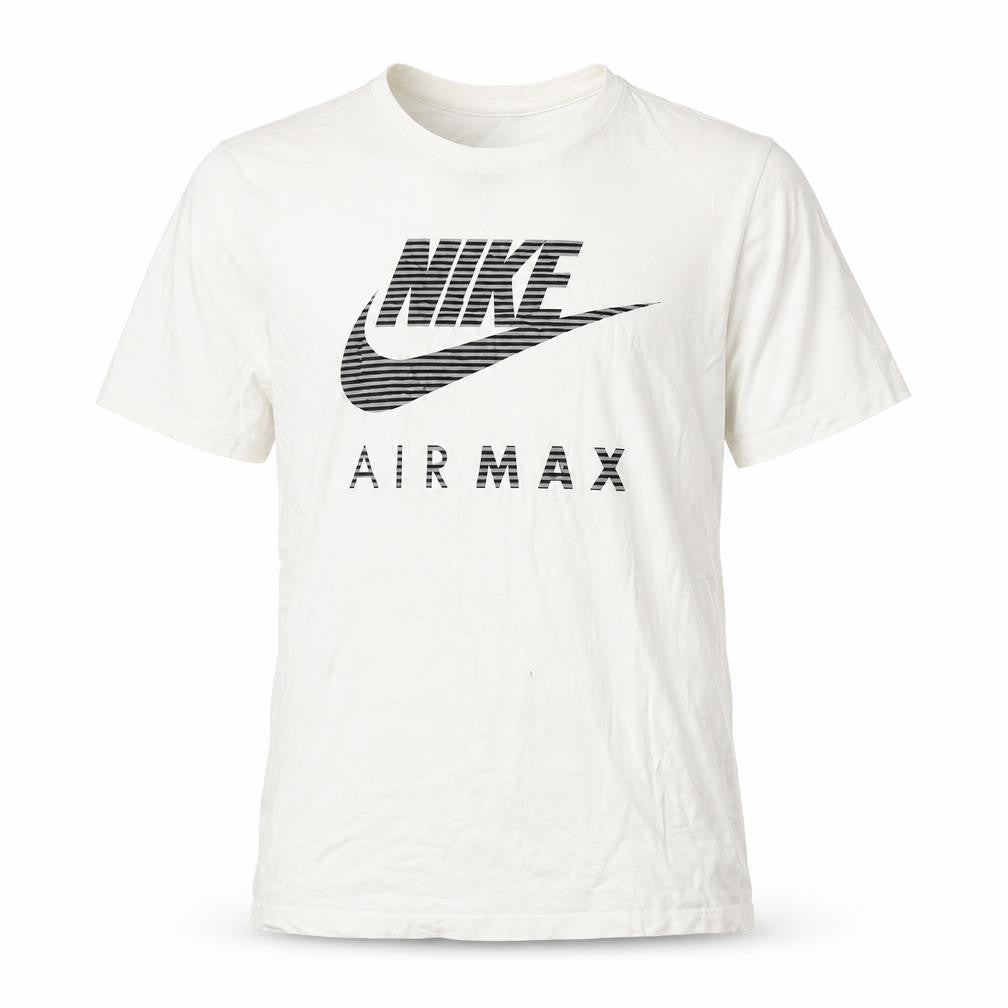 Nike Men’s White Air Max Graphic T-Shirt - Medium