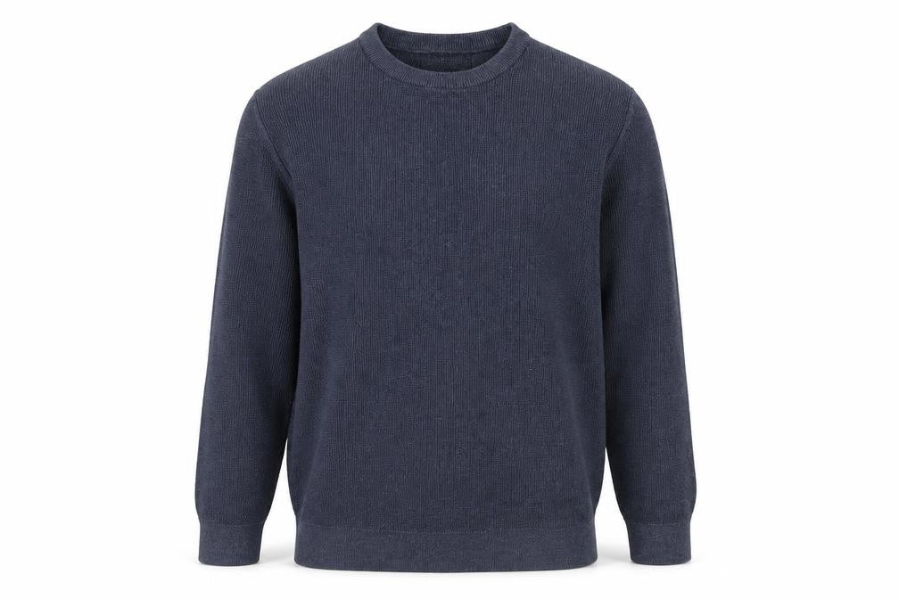 MNG Men's Blue Crew Neck Pullover Jumper L