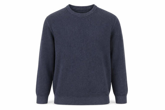 Mango Men's Blue Crew Neck Pullover Jumper L