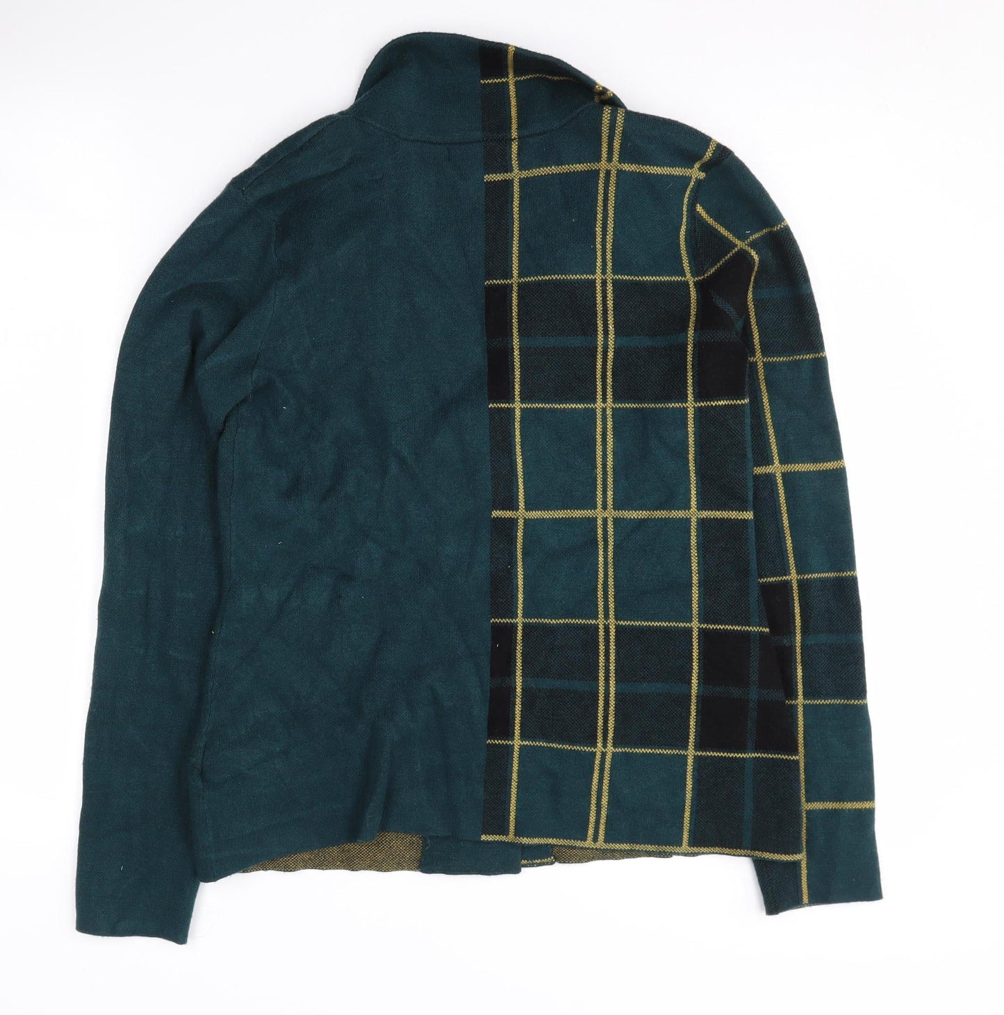Tahari Women's Green Check Blazer Size S