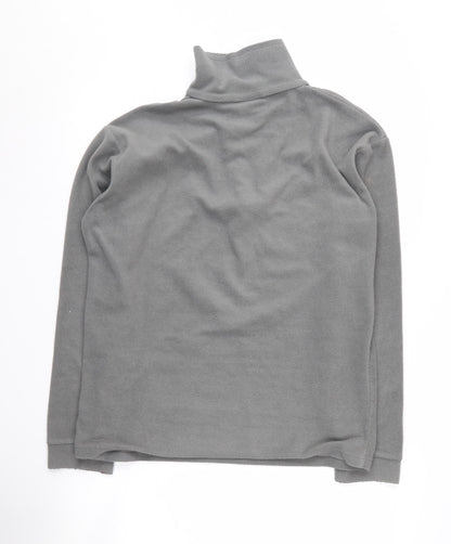 Trespass Men's Grey 1/4 Zip Fleece Sweatshirt S