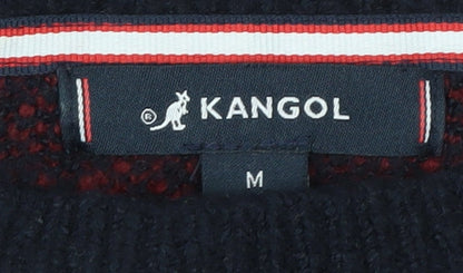 Kangol Men's Multicoloured Plaid Pullover Jumper, Size M